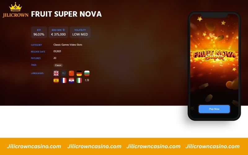 EvoPlay Slot Reivew – Innovative Games and Winning Experience 6 Fruit Super Nova at EvoPlay Slot
