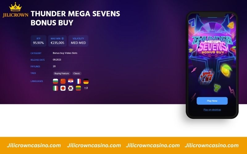 EvoPlay Slot Reivew – Innovative Games and Winning Experience 5 Thunder Mega Sevens Bonus Buy at EvoPlay Slot