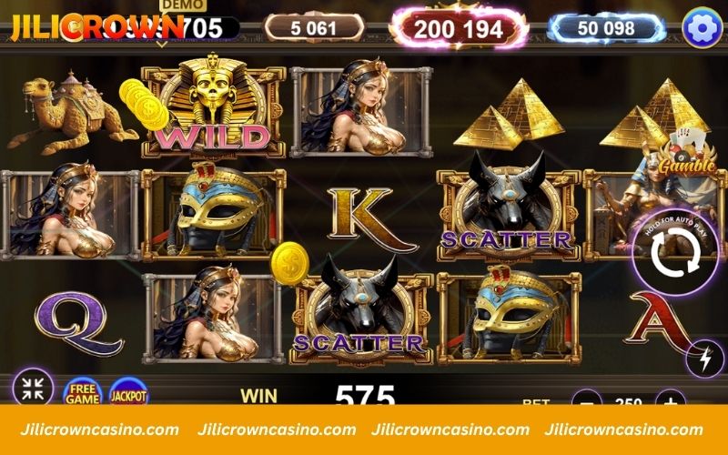 Queen of Egypt transports players to the land of pharaohs