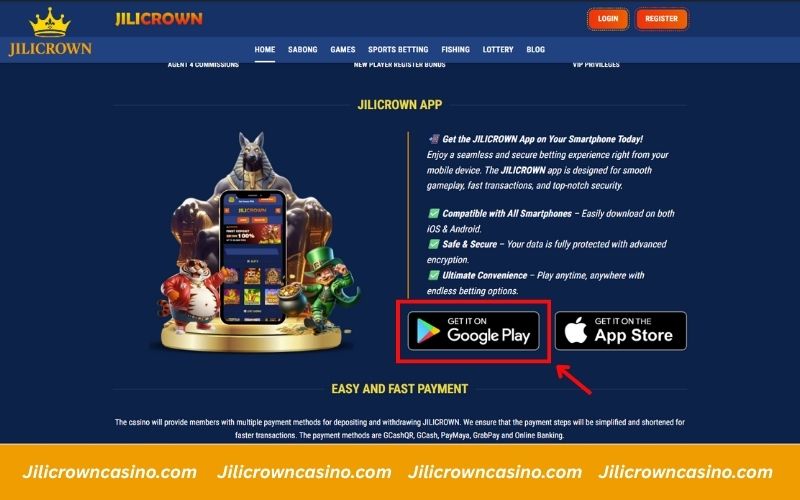 Tap Get it on Google Play to start download