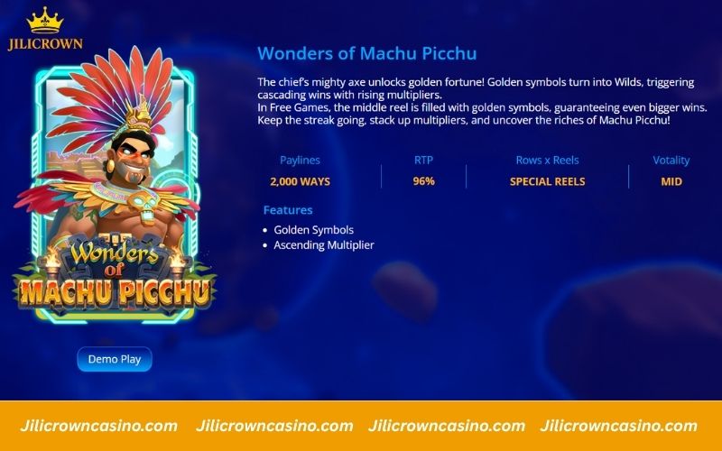 Live22 Slot – Explore Award-Winning Games and Big Wins 5 Wonders of Machu Picchu at Live22 Slot