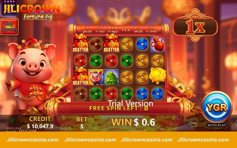 In Depth YGR Slot Review and Real Gameplay Insights at Jilicrown 6 Golden pig, a powerful icon of luck in many cultures
