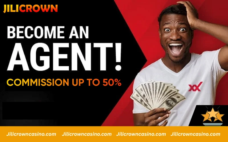 Become a JiliCrown Agent and earn up to 50% commission