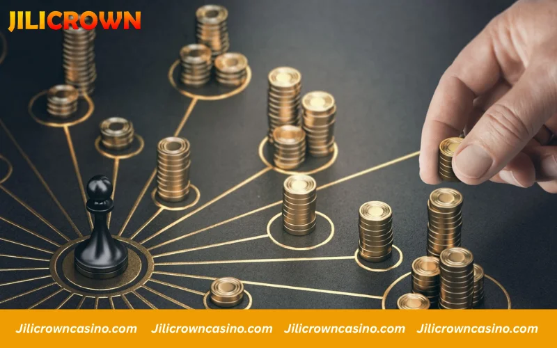 Multiple income streams: wagering, referral, tier milestones