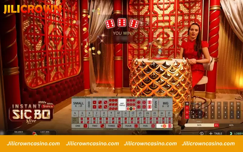 Sic Bo is a focal point of the DG Casino
