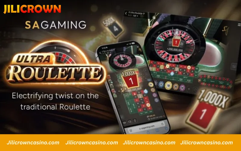 Modern roulette with enhanced live presentation