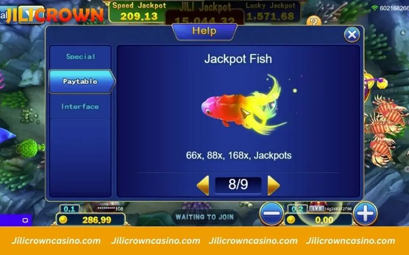 Direct jackpot-linked fish targets