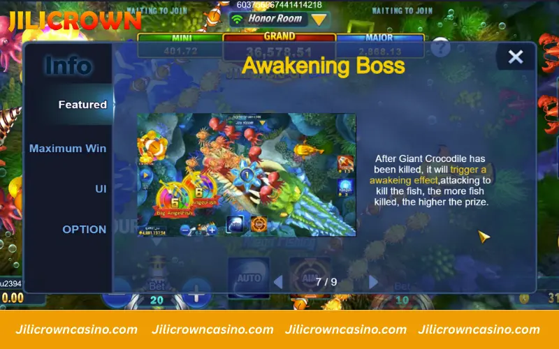 Awakening boss burst reward window