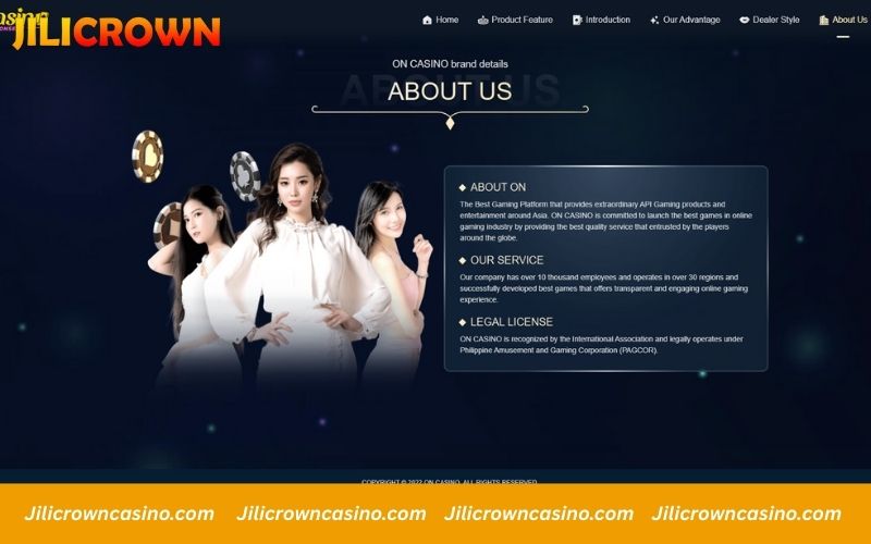 ON Casino positions focused on the Asian market