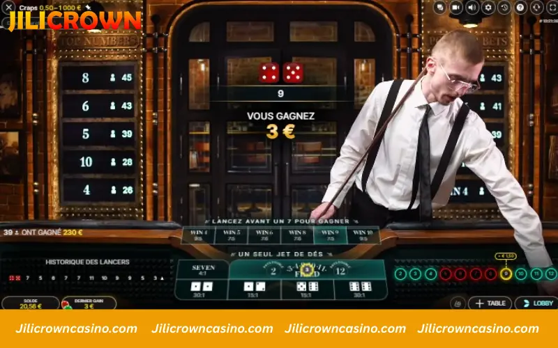 Apply smart Craps tips during live table play