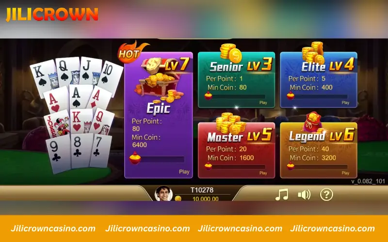 Play Rummy safely on Jilicrown