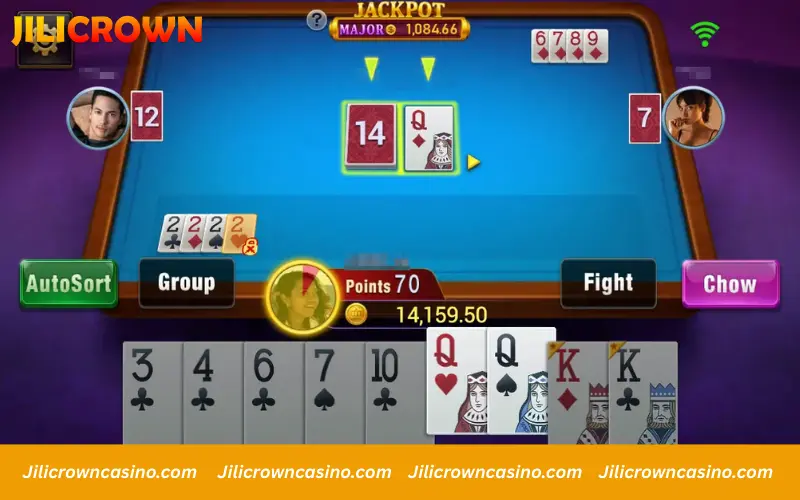 Picking from discard to form meld