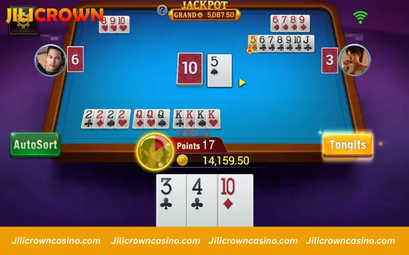 Settlement screen with deadwood points