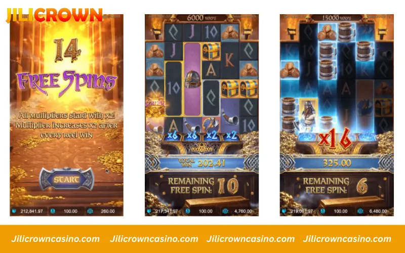 Free spins bonus triggered by scatter symbols