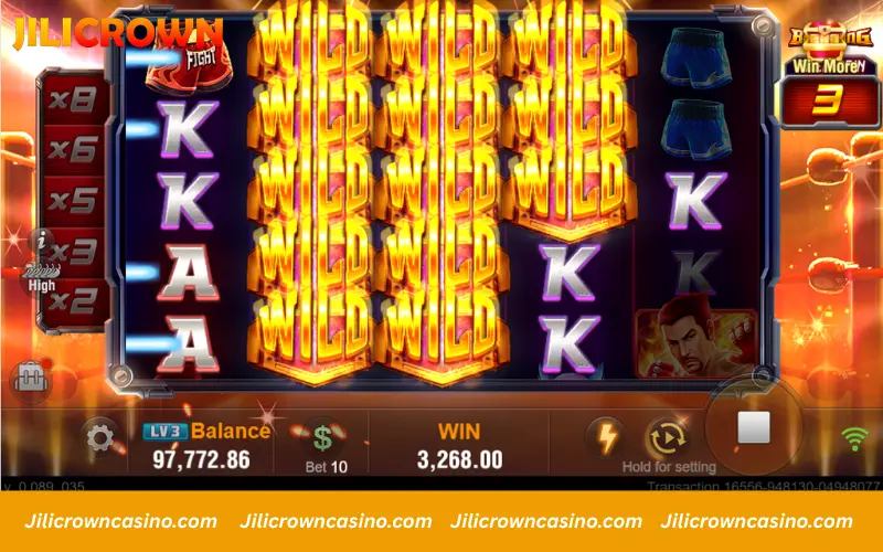 Wild symbol supporting winning chains