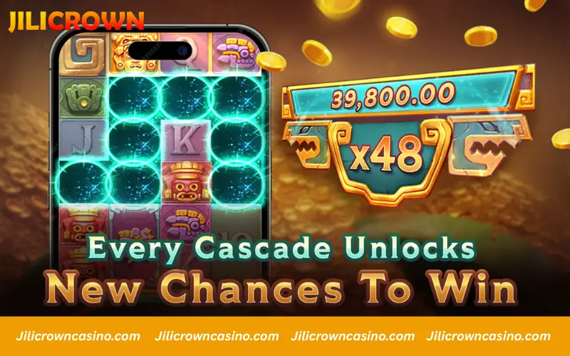 Chain reactions create continuous win opportunities