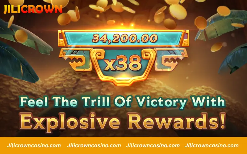 Multipliers increase with every winning cascade