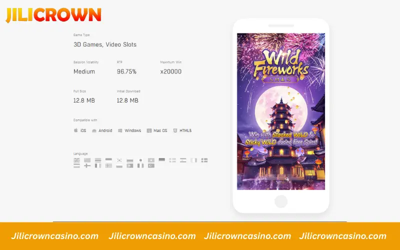Overview of Wild Fireworks slot gameplay