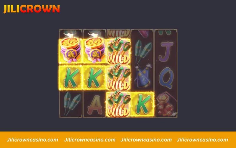 Stacked Wild symbol boosting winning combinations