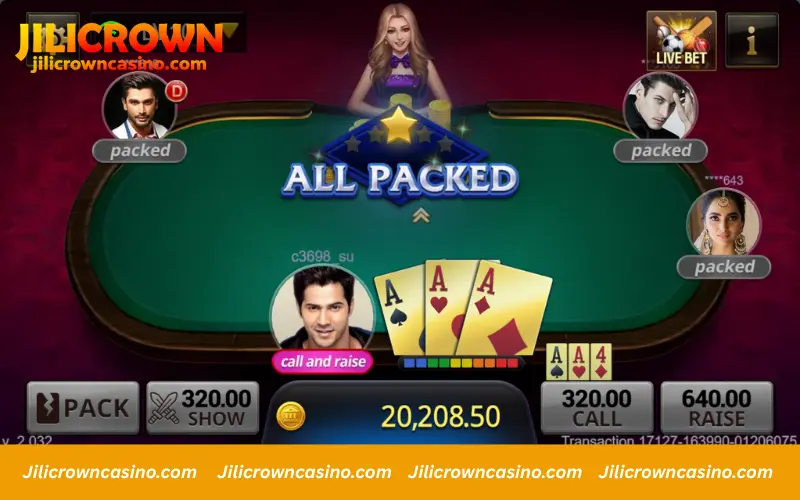 A quick round ending with all players packed