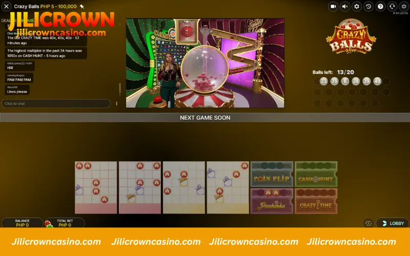 Step-by-step Crazy Balls live gameplay flow